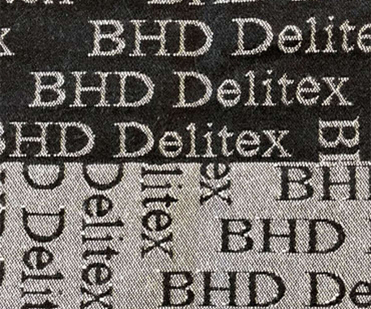 Jacquard: tessuto per fondi divano con logo ricamato personalizzabile